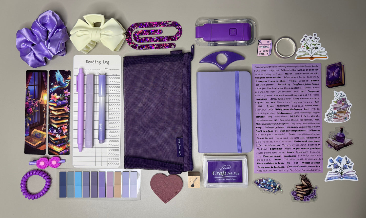 Lavender Bookish Bundle 💜
