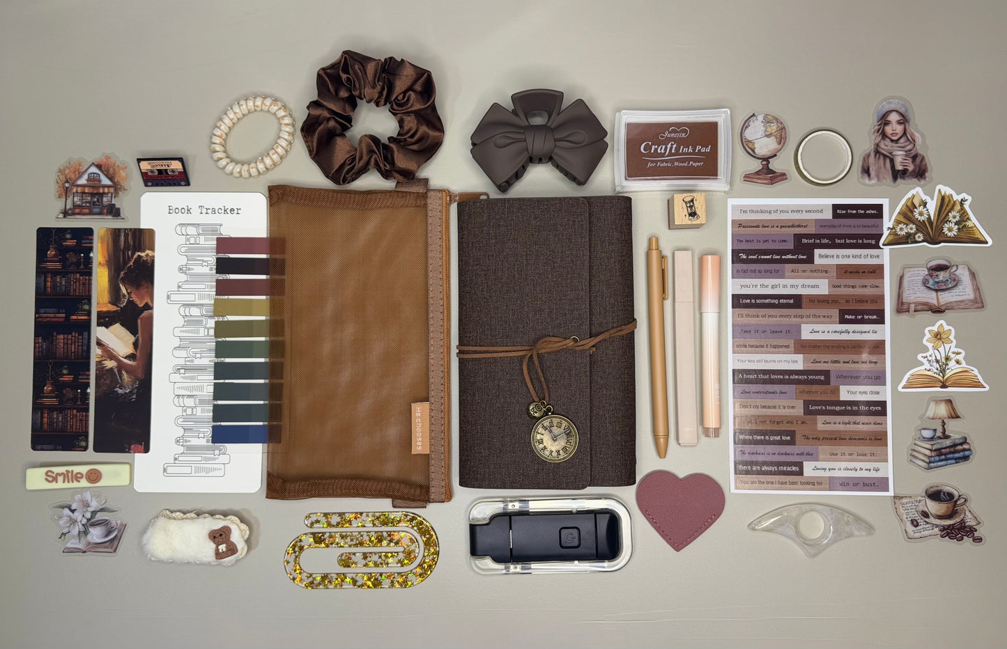 Chocolate Brown Bookish Bundle 🤎