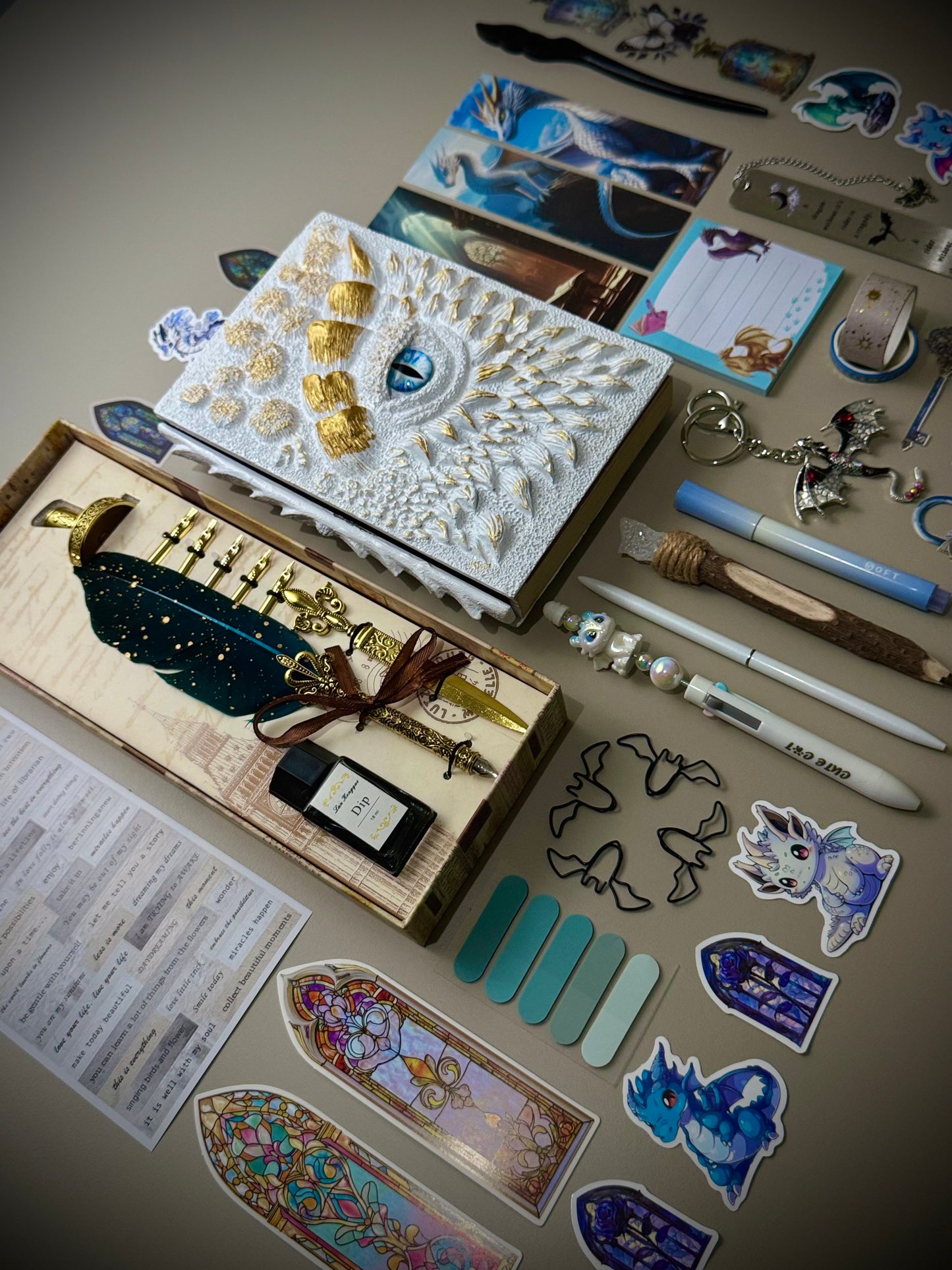 Imperial Dragon Writing Set 🐲