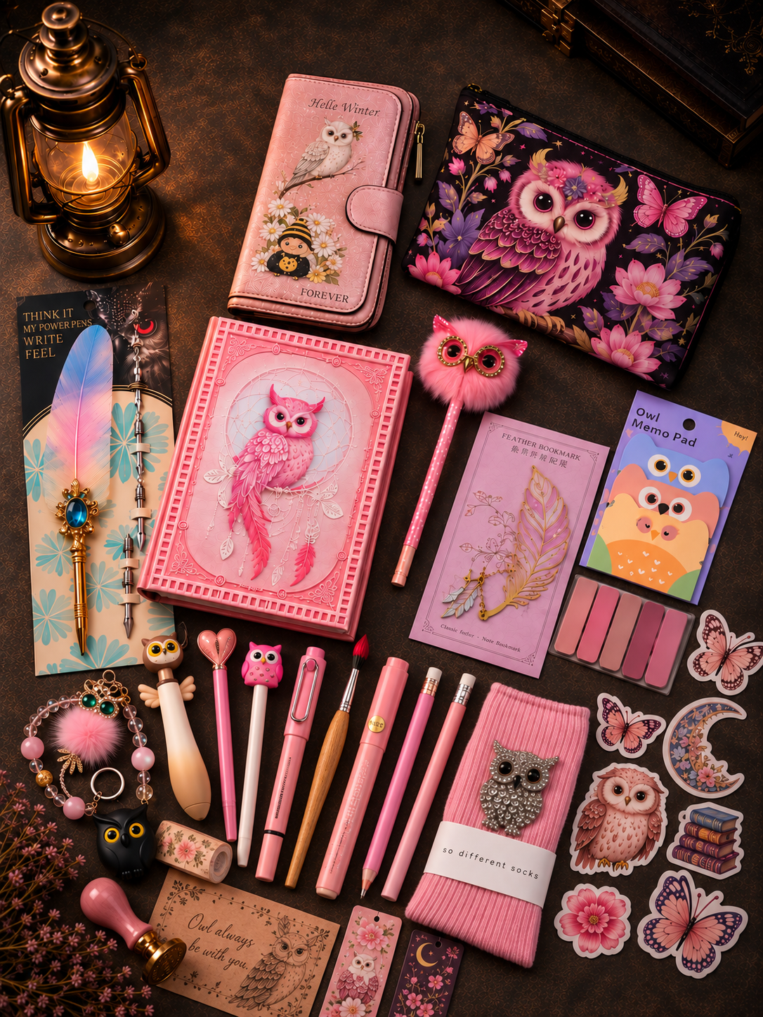 Owl Lover’s  Pink Bundle 🦉