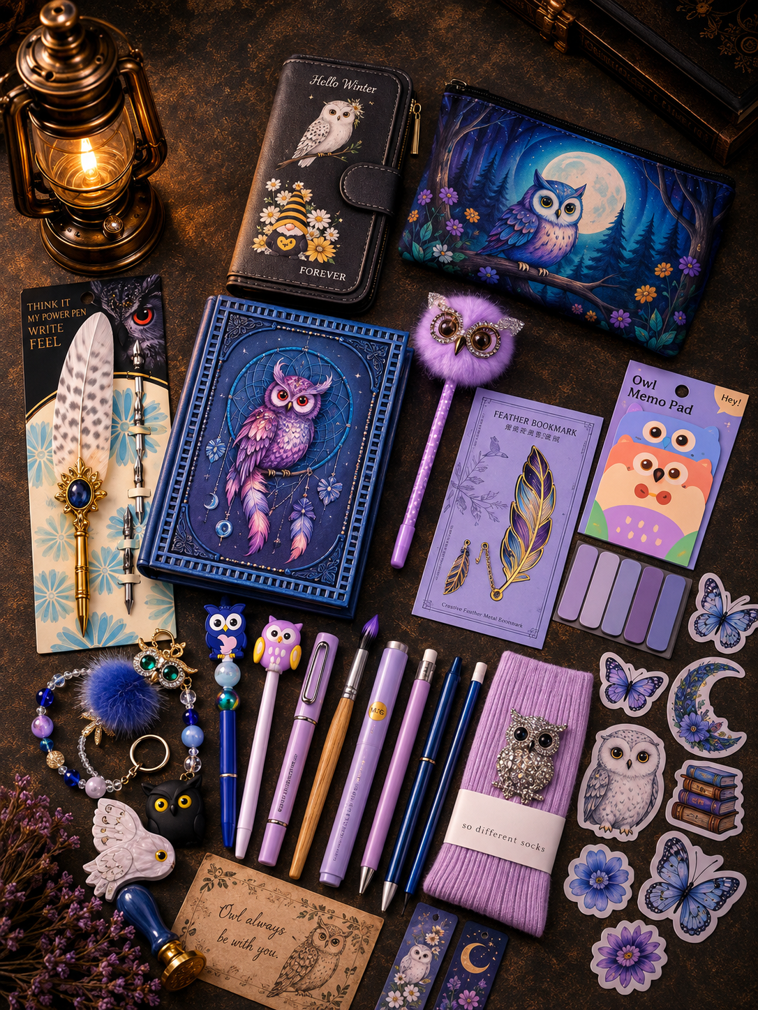 Owl Lover’s Blue Bundle 🦉