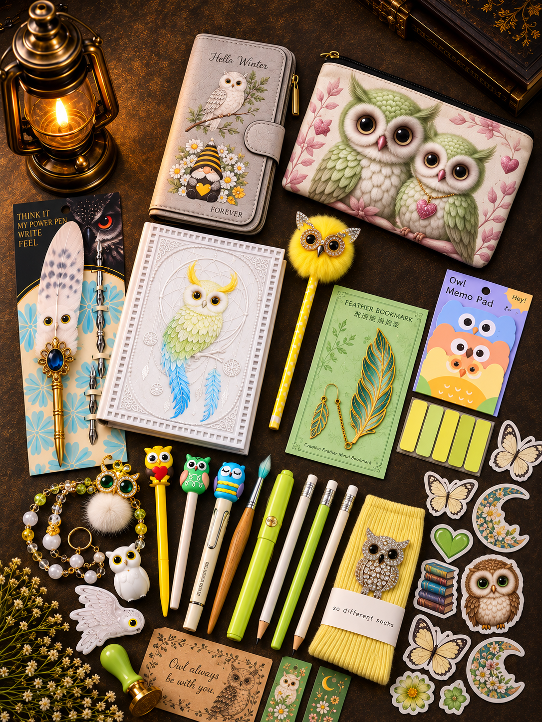 Owl Lover’s White Bundle 🦉