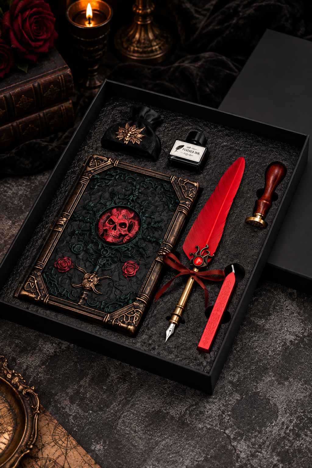 Gothic Skull Gift Box
