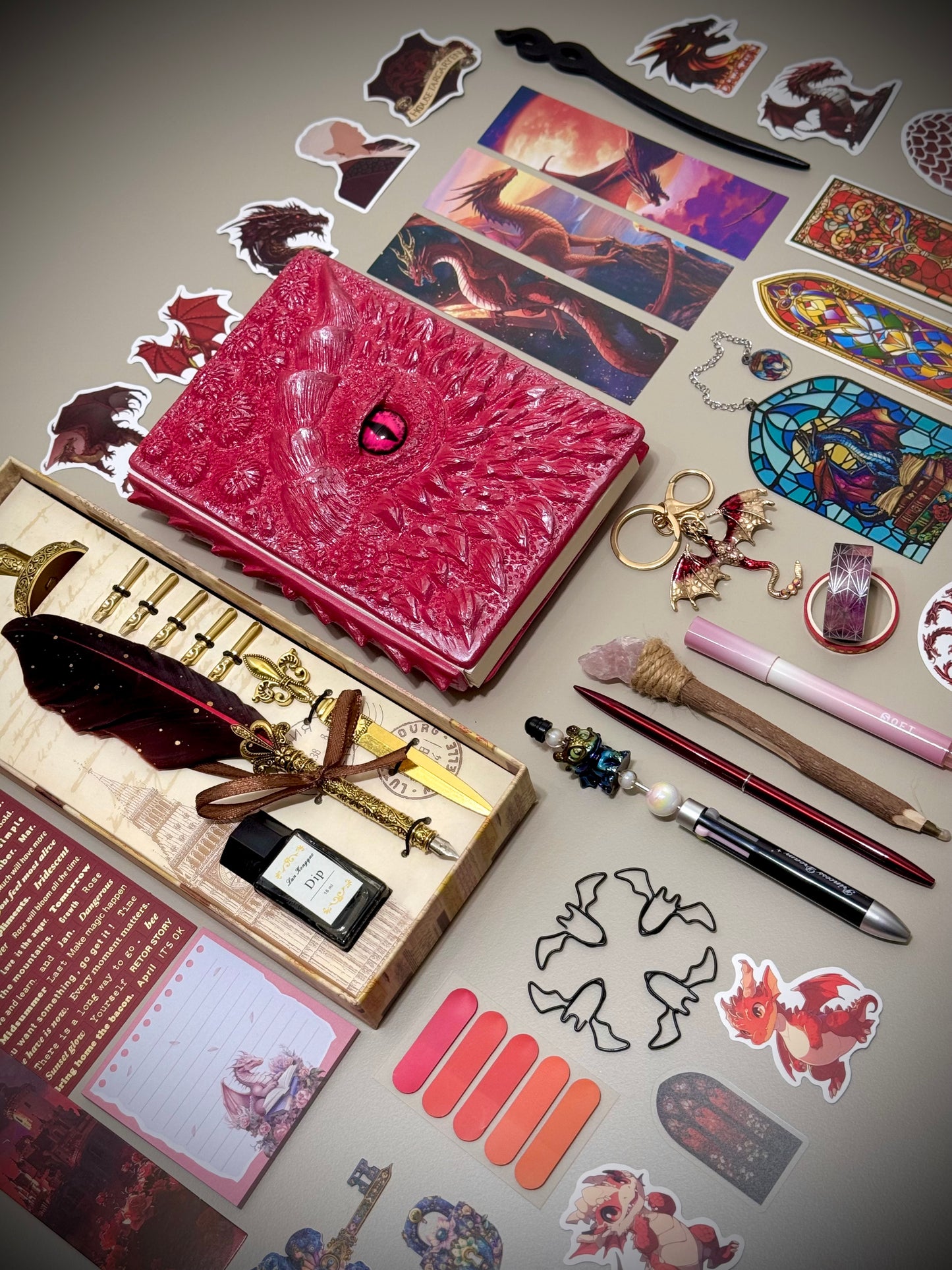 Imperial Dragon Writing Set 🐲