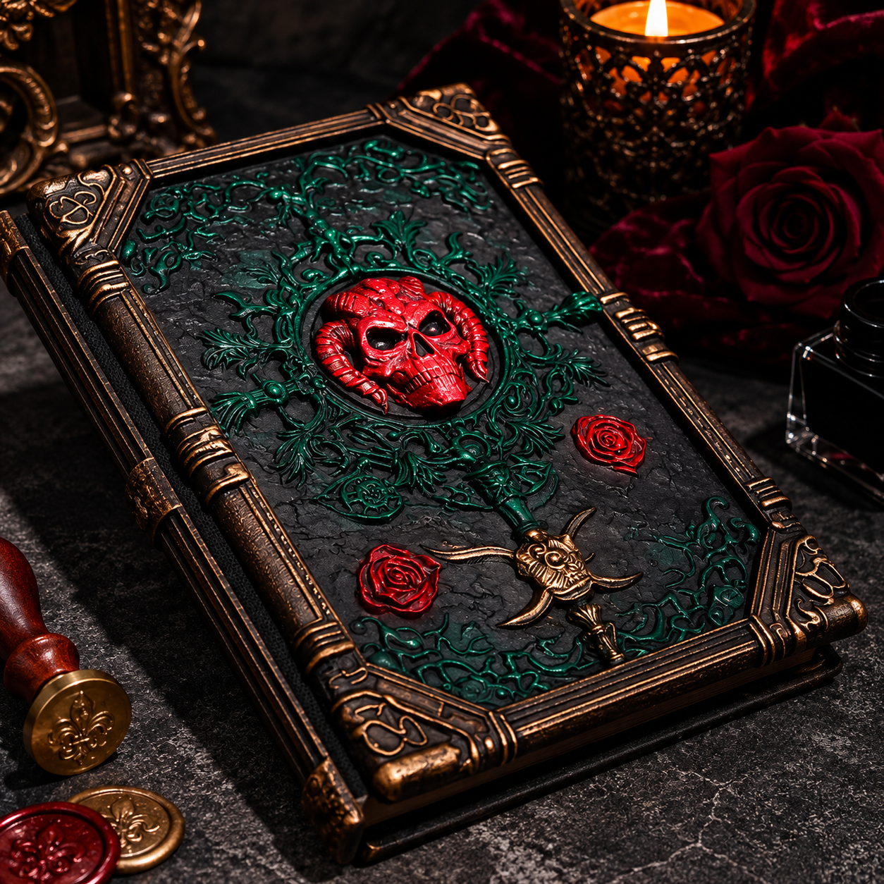 Gothic Skull Gift Box