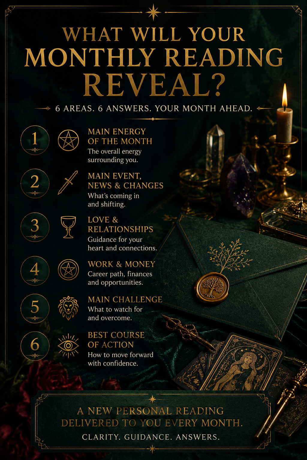 Monthly Tarot Letter — Subscription